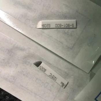 Didmeninė vienkartiniai antakiai microblade ilgalaikis makiažas agujas microblading adatos 12 smeigtukai 500 vnt. nemokamas pristatymas