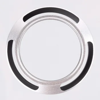 GARANTIJA naujų sidabro objektyvo gaubtą, 43mm Metalo Liejo Objektyvo Gaubtas, skirtas Objektyvas su 43mm Filtro Sriegiu nemokamas pristatymas