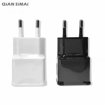 QiAN SiMAi NAUJŲ 5V 2.0 ES/JAV Plug Sieninis USB Įkroviklis + MICRO USB Laidas Samsung Galaxy S4 I9500 S3 I9300 Galaxy Note2 N7100