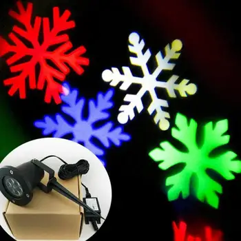 2017 Mery Kalėdų Žiburiai, Lauko LED Snaigė Projektoriaus Šviesos Star Vejos Lempos Šviesos, atsparus Vandeniui Sniego, Lazeriai, Kalėdų Žiburiai
