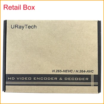 URay HEVC H. 265 H. 264 WiFi HDMI Vaizdo RTSP Encoder Siųstuvas Live Transliacijos Encoder Belaidžio H265 IPTV Encoder 1080I 1080P