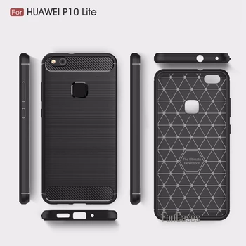 Silikono Atveju sFor Huawei P10 Lite Atveju sFor fundas Huawei P10 Lite Padengti 5.2 colių huawey huwawei hauwei coque telefono dėklas