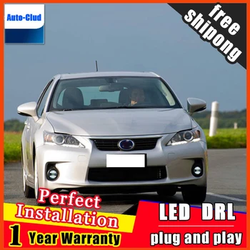 Automobilių stiliaus LED rūko šviesos Lexus RX 2009-2013 LED Rūko žibintas su objektyvo ir LED dieniniai ligh automobilių 2 funkcija