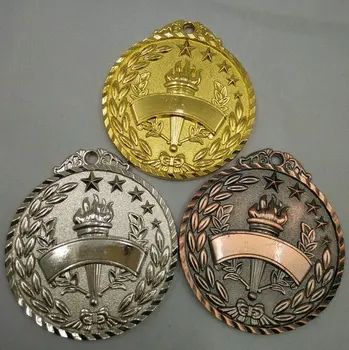 Fakelas Medaliai Mokyklos Sporto Medalis Darželio Žaidimai Užsakymą Padaryti Cinko Lydinio Metalo, Aukso Ir Sidabro Gimnastika Studentų Apdovanojimai