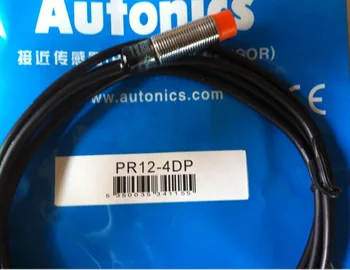 NAUJAS Autonics 3 - wire PR12-4DP Indukcinis Artumo Jutiklis, PR12 4DP 5VNT/DAUG, PR124DP, DC12-24V 4MM 500HZ