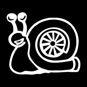 12.7*10.8 CM Vinilo Automobilių Stilius Decal Turbo Sraigė Asmenybės Automobilių Lipdukai Lipdukai Ir Juoda/Sidabrinė C9-1626