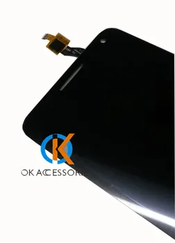 Už Alcatel One Touch Pop 3 OT5025 5025D 5025 LCD Ekranas+Touch Ekranas 5,5 Colių Juodos Spalvos Aukštos Kokybės 1PC /Daug