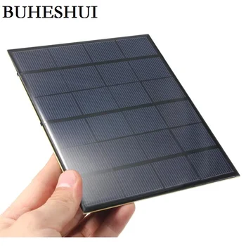 BUHESHUI 3.5 6 v W Polikristaliniai Saulės Elementų DIY Saulės baterijomis Baterijų Sistemos Įkroviklis Studijų 165*135*3MM, Epoksidinės 20pcs/daug Didmeninės