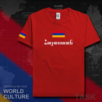 Armėnija vyrų marškinėliai mados 2017 megztiniai tauta komandos marškinėlius medvilnės marškinėlius sporto drabužių tees šalies sporto armėnų RANKOS