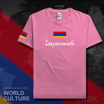 Armėnija vyrų marškinėliai mados 2017 megztiniai tauta komandos marškinėlius medvilnės marškinėlius sporto drabužių tees šalies sporto armėnų RANKOS