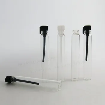 500 x 3 ML Mini Stiklo Kvepalai Mažas Imties Buteliukai Kvepalų Buteliuko 3cc Tuščias Laboratorija Skystis Kvepalų Mėgintuvėlį Tyrimo Butelis