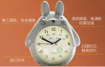 Originalumas Animacinių filmų Totoro Laikrodis Puikus Vaikams, Stalo Laikrodis Kalėdų Dovana Studentas Naujųjų Metų Švytuoklės papuošalai