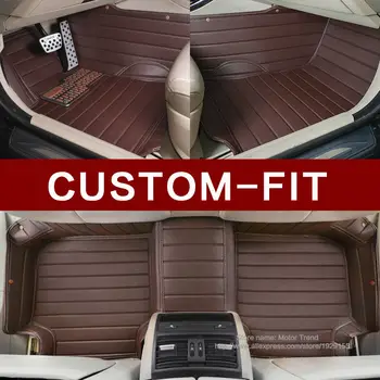 Pasirinktinis tilptų automobilio grindų kilimėliai Hyundai ix25 ix35 Elantra SantaFe 