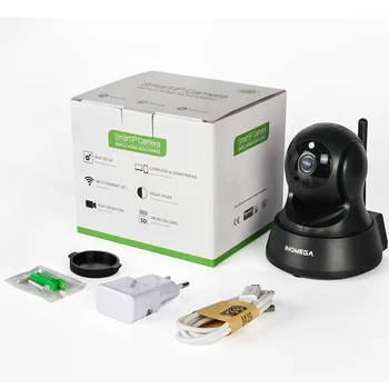 INQMEGA 720P Saugykla Debesyje, IP Kamera, Wireless Wifi, Kamera Namų Apsaugos Stebėjimo VAIZDO stebėjimo Tinklo Kamera, Naktinio Matymo Kūdikio stebėjimo