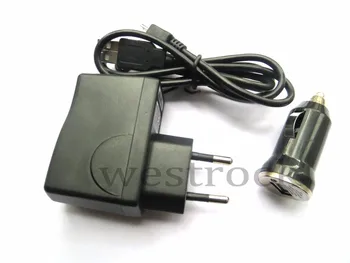 USB kelionės Sienos kroviklis & Automobilinis Įkroviklis & Micro USB duomenų Kabelį KOLEGA F29 BLP509 telefono