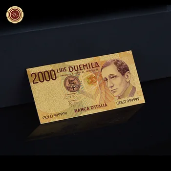 Banknotai Lire Aukso Folija Banknotų Kokybės Produktas, 2000 m. italijos Lira Banknotų Pardavimo Vertės Kolekciją