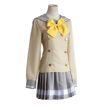 Tsushima Yoshiko LoveLive! Saulės Aqours Cosplay Kostiumu Mergina Sailor Mokyklos Vienodos Žaidimo Japonų Anime Sijonas Helovinas 89