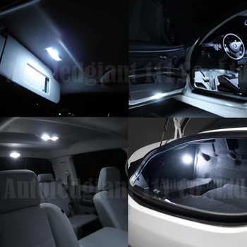 WLJH Balta Canbus Automobilių Dome Tuštybės Balos LED BMW X3 Serijos - F25 LED Vidaus apšvietimas rinkinys - Pack Lemputė 20x 2011-m.