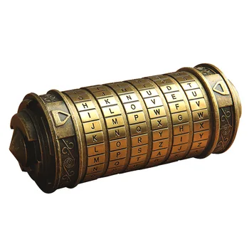 Nekilnojamojo žaidimų Kambarys Pabėgti rekvizitai The Da Vinci Code lock 6 raidinis kodas užrakinti kamera bako viršuje rekvizitai saugojimo dėžutė