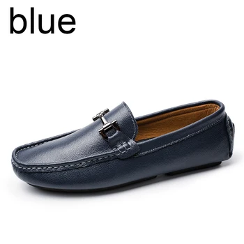 AGSan italijos susiuvimo dizaino, vairavimo bateliai vyrai baltos odos mokasinai rankų darbo odiniai batai vyrams mokasīni, mocasines homme blue