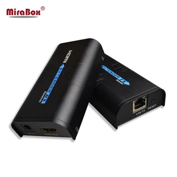 MiraBox 60m HDMI Extender Siųstuvas Cat5 80m/100m/120m per Vieną Tinklo Kabelis Rj45 HDMI Extender 