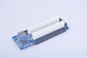 Naujas pridėti kortelę, mini PCI Express Dual PCI Adapter Card PCIe x1 prie Maršrutizatoriaus Gniūžtės 2 PCI lizdą Riser Card