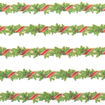2VNT Kūrybos Kalėdų Serijos Žalia Washi Tape 