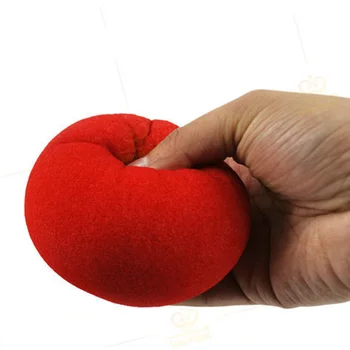 10VNT didelis raudonas Magija kempine (10cm skersmens), kamuolys minkštas kamuolys, puikus elastingumas classic ball gatvės close up magic rekvizitai 82017