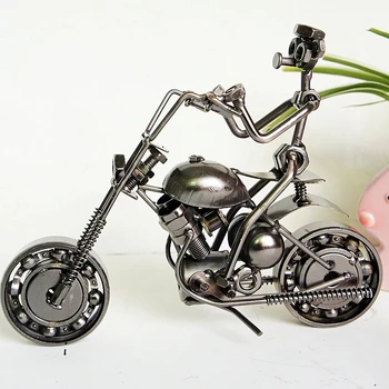 Naujas Atvykimo Metalo Motociklo Modelio Apdaila Rankų Darbo Amatų Motociklą, Motorolerį Modelis Vaikams Gimtadienio Dovana
