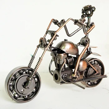 Naujas Atvykimo Metalo Motociklo Modelio Apdaila Rankų Darbo Amatų Motociklą, Motorolerį Modelis Vaikams Gimtadienio Dovana