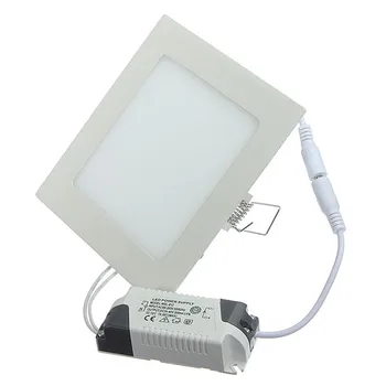 Įleidžiamas LED Lubų Šviesos 3-25W Šilta Balta/Natūrali Balta/Šaltai Balta Aikštėje Ultra plonas led panel šviesos AC85-265V LED Žemyn Šviesos