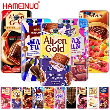 HAMEINUO šokolado maisto paketą rusijos mobiliojo telefono Dangtelį Atveju Huawei Honor 5A LYO-L21 5.0 colių 6A 6C 6X 9 NOVA PLUS Y3 II 2