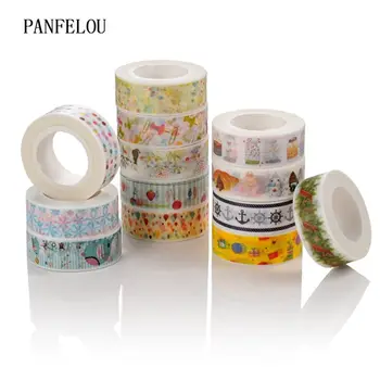 PANFELOU 1.5CMx10M pink gėlių Skiriamųjų sienų Lipdukai kvapų lipnus popierius washi tape 