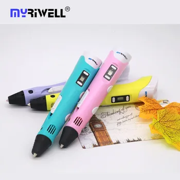 Myriwell 3d rašiklis 3d rašikliai,LED ekranas,abs/pla Gijų,3 d pen 3d modelį 