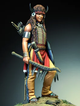 Sioux kariai vietinių Amerindian 54mm