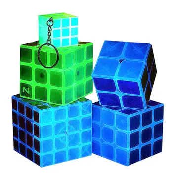 Z-kubas 5 Rūšių Švyti Tamsoje Magijos Kubo Galvosūkį Žaislas Šviesos Magic Cube noctilucous Vaikų Švietimo Dovana Žaislas Klasikinis Mergaitė Berniukas
