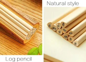 4pcs/daug NAUJŲ Studentų, Paprastas stilius Tuščią Netoksiška Aplinkos mediniai pieštukai Kawaii tapybos žurnalas rašikliai vaikams