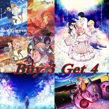 No kyoukai kanata Anime aplink plakato Sienų apdaila Sienos Lipdukas gimtadienio dovana Animacinių filmų Nuotraukas 42*30 cm Be rėmo