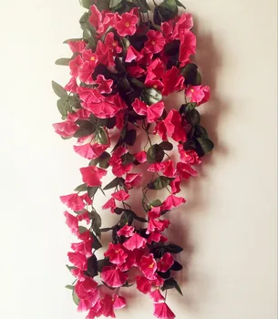 Pranešk apie netikrą Laikiklis Augalų Petunijos Rotangai (rattans) Trimitas Gėlių Vynuogių Morning Glory Vestuvių Dirbtinės Gėlės, Dekoratyvinės Sienų