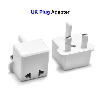 Aukštos Kokybės UK kištukinis Adapteris, JAV, ES, Europos Į 3 Pin Britų UK Kelionės Maitinimo Adapteris Kištukinis Elektros Lizdas