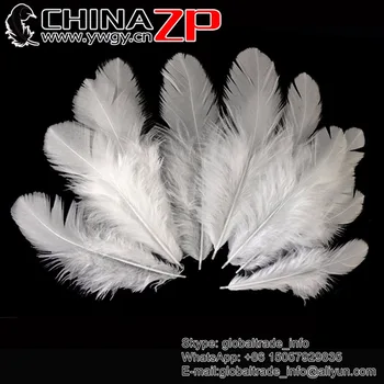 Yiwu ZP Amatų Co., Ltd 200pcs/lot 6-10cm, Atrinkti Svarbiausias Kokybės Natūralios Baltos spalvos Vištų Plunksnos Balno