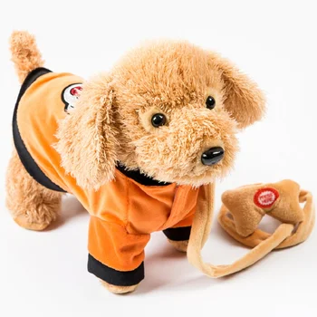 Elektros pavadėlio šuo spalvinga Teddy Žaislai, Muzika, mašinos, nuotolinio valdymo Pavadėlio šuo elektroniniai žaislai Vaikams Kalėdų dovana