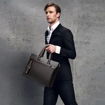 Vyrai, Verslo Portfelis vyrų pečių maišą laisvalaikio krepšys prabangus Dizainas, verslo vyras bag rankinė atsitiktinis Nešiojamas kompiuteris didelės talpos