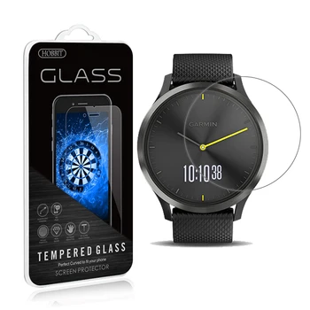 Garmin Vivomove HR 0.3 mm 2,5 D Clear Screen Protector, Grūdintas Stiklas Screen Protector Smartwatch Anti-Scratch plėvele