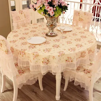 Multi-Retro stiliaus Sielovados staltiesė su Nėrinių Medvilnės Europos stiliaus, Stačiakampio, Valgomasis Staltiesės Padengti Namų Dekoro