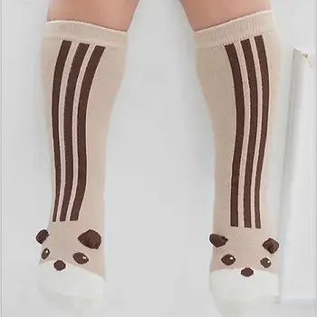 Kūdikių Kojinės Gyvūnų Kelio Aukštos Kojinės Pietų Korėjos Medvilnės trimatę Animaciją Bamblys kojinių kojų šilčiau