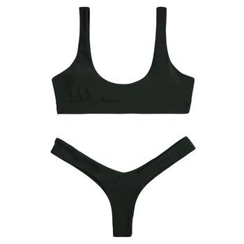 BANDEA 2018 Naujas Bikini Vientisų maudymosi Kostiumėliai Moterims Seksualus Sportas Bikini Komplektas Brazilijos maudymosi kostiumėlį, Thong Maudymosi Kostiumas, Paplūdimio Aukštos Sumažinti Bodysuit