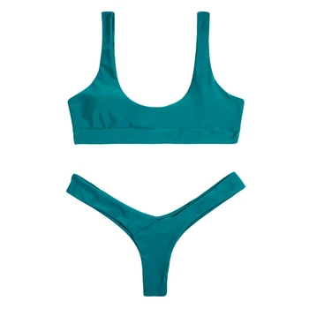 BANDEA 2018 Naujas Bikini Vientisų maudymosi Kostiumėliai Moterims Seksualus Sportas Bikini Komplektas Brazilijos maudymosi kostiumėlį, Thong Maudymosi Kostiumas, Paplūdimio Aukštos Sumažinti Bodysuit