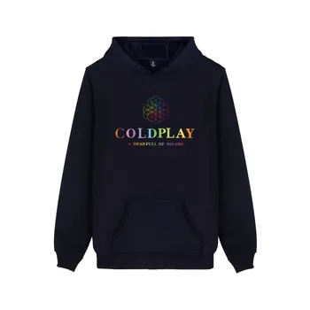 Coldplay Gobtuvu Palaidinukė Vyrų Populiarios Roko Grupės Atsitiktinis Šiltos Žiemos Hoodies Mens Mados Hip-Hop Streetwear Coldplay Drabužiai