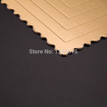 5vnt/daug Tirštėti 10 colių(25*25cm) Aikštėje Aukso Tortas Kartono Duona Apačioje Laikiklis Kepimo Popieriaus Torto Padėklo Kepimo Įrankiai M2060